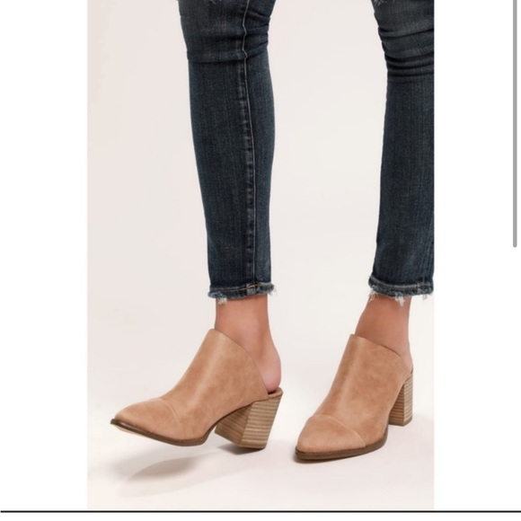 Report Shoes - Report Toni Brown Heeled Mule